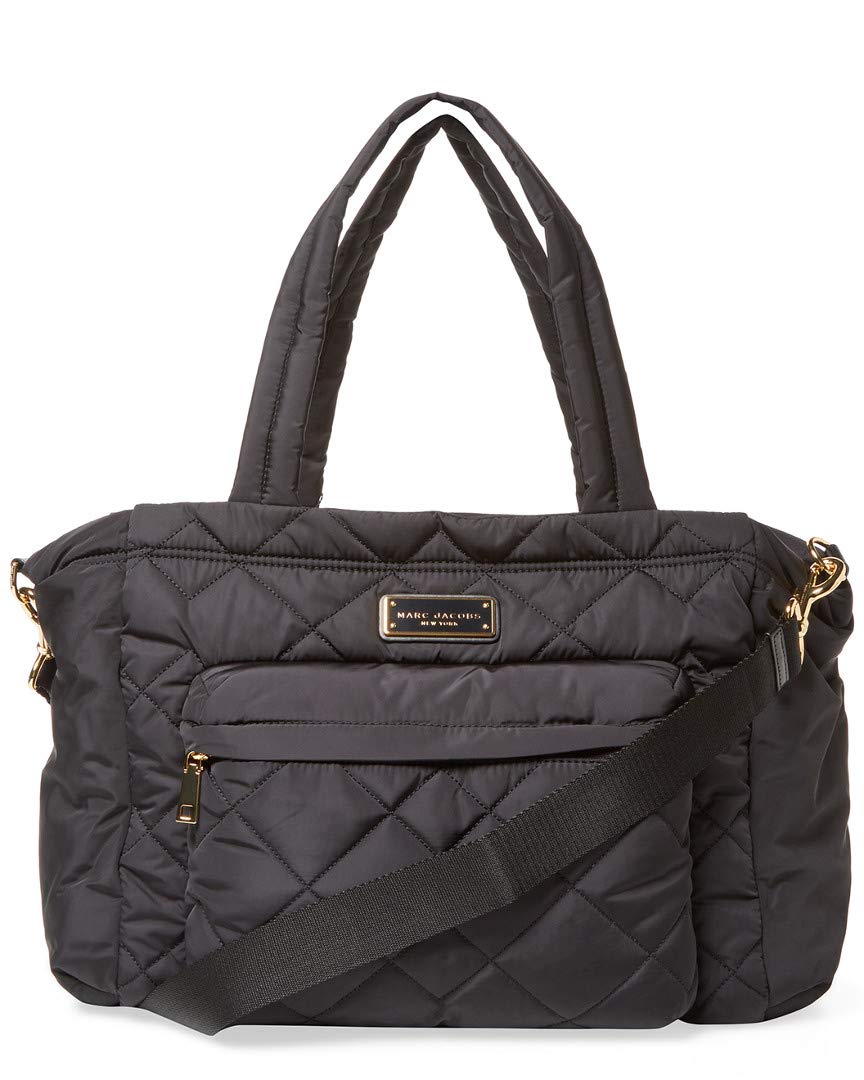 Marc Jacobs Marc by Marc Jacobs crosby Nylon Quilted Diaper Bag, Black, Large