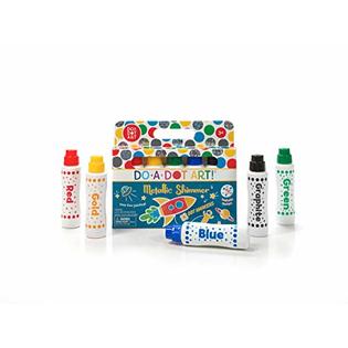 Do A Dot Art Kids Washable Dot Art Markers - New Metallic Shimmer Paint  Daubers Non-Toxic
