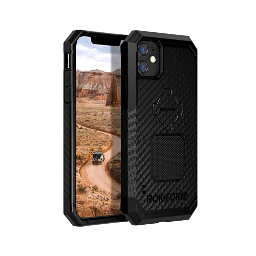 Rokform - iPhone 11 Case, Rugged Series, Magnetic Protective Apple Gear, iPhone Cover with RokLock Twist Lock, Shock Proof, Drop