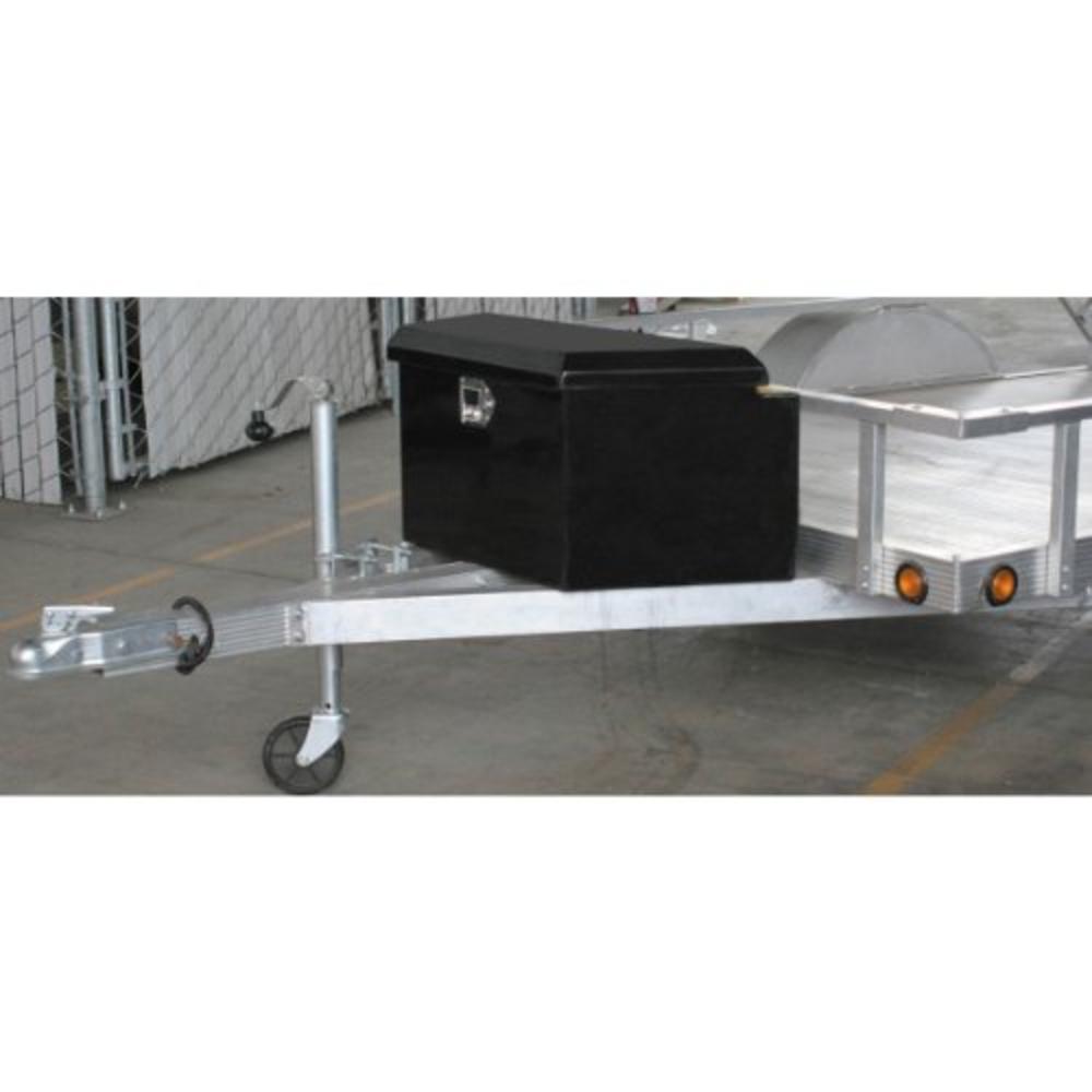 HAUL-MASTER Trailer Tongue Box Larger 2.75 Cu Ft. Safeguard Weatherproof Fishing Gear, Tools, Boat, Camp Equipment Guaranteed Securely In Th