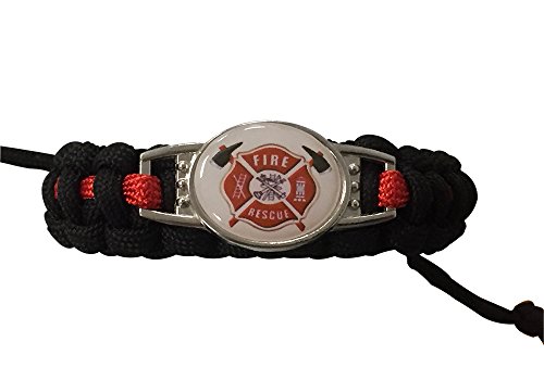 Infinity Collection Firefighter Bracelet, Firefighting Bracelet, Firefighter Paracord Gift Makes for Firefighter or Firefighter