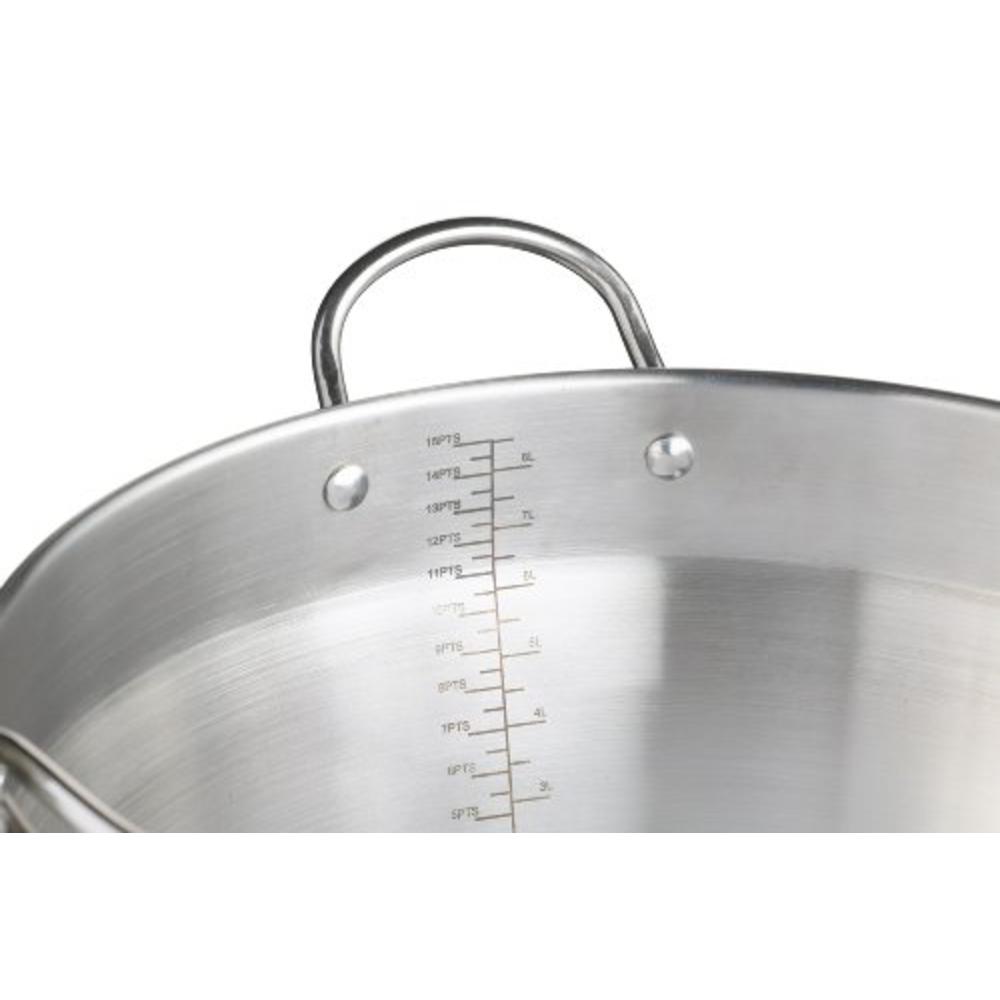 Kitchen Craft Kitchencraft Home Made Stainless Steel Maslin Pan With Handle, 9 Litre