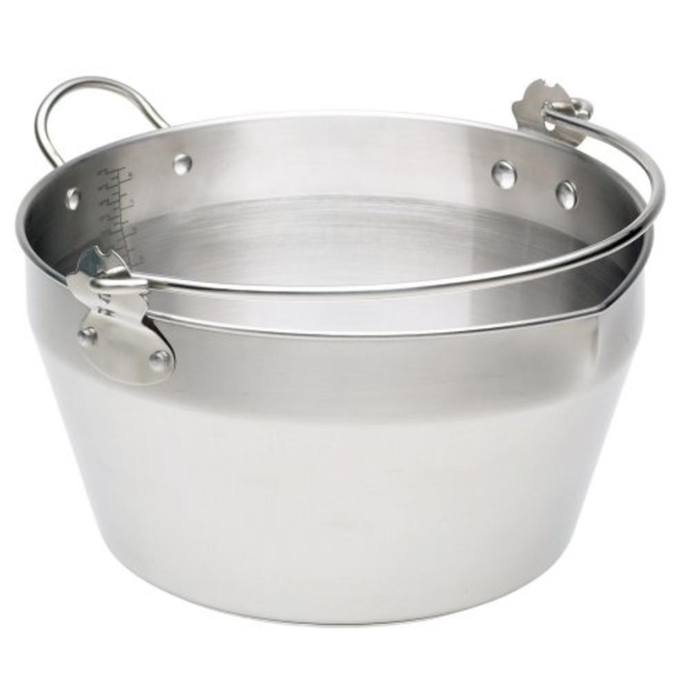 Kitchen Craft Kitchencraft Home Made Stainless Steel Maslin Pan With Handle, 9 Litre