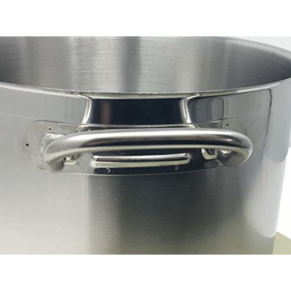 Update International 8 Qt Stainless Steel Stock Pot w/Cover