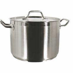 Thunder Group 80 Qt 18/8 Stainless Stock Pot w/Lid