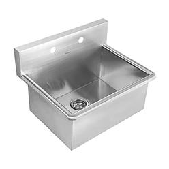 Whitehaus Collection Alfi Whitehaus Noah Kitchen Utility Sink In Brushed Stainless Steel Finish WHNC2520