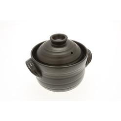 Kotobuki 190-803 Earthenware 1.5 Cup uncooked resulting in 4 Cup cooked Rice Cooker, Matte Black