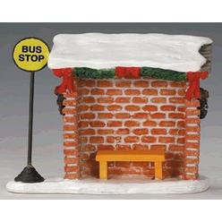Lemax Christmas Village Collection Bus Stop Figurine #44228