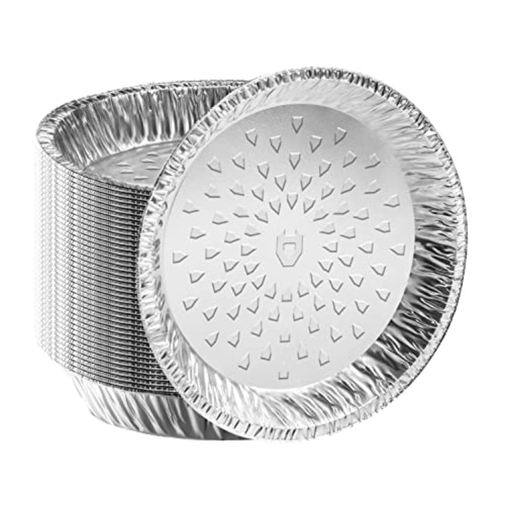 Gypsys Cart by NoCry NoCry Premium Disposable 9 Inch Aluminum Pie Pans; Round Foil Baking Tins for Delicious Pies, a Crispy Pie Crust, or Delectable