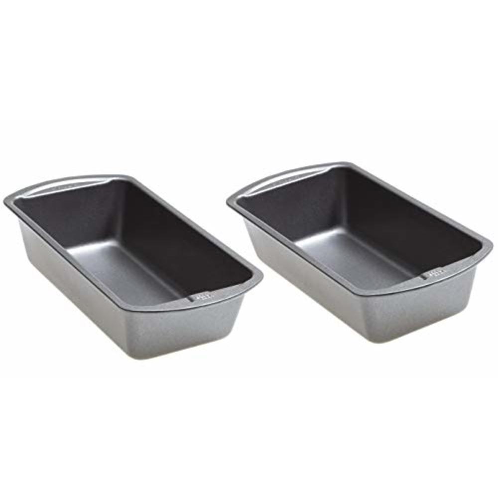 Good Cook 7428419185195 8 Inch x 4 Inch Loaf Pan (8 x 4 Inch (2 Pack), Stainless
