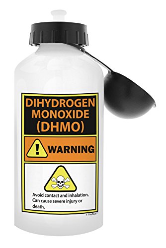 ThisWear Science Teacher Appreciation Gifts for Women Dihydrogen Monoxide  Warning Label H20 Pun Science Jokes Puns Funny Periodi