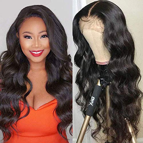QTHAIR 14A Human Hair Lace Front Wigs 26" 13x4 Lace Frontal Wigs for Black Women Pre Plucked With Baby Hair Body Wave Brazilian