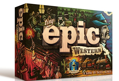 Gamelyn Games Tiny Epic Western: A Boomtown Board Game with A Poker Twist in The Wild West