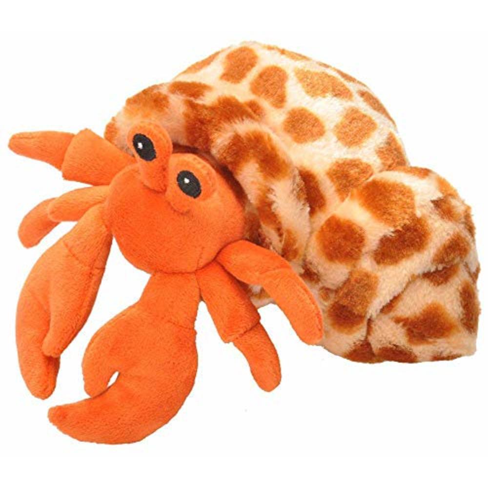Wild Republic Hermit Crab Plush, Stuffed Animal, Plush Toy, Gifts for Kids, Hug’Ems 7 inches
