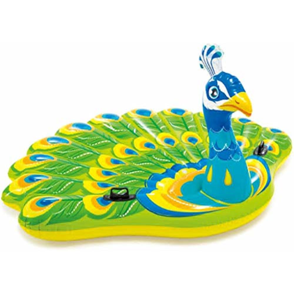 Intex Peacock Inflatable Island, 76" X 64" X 37", for Ages 6+