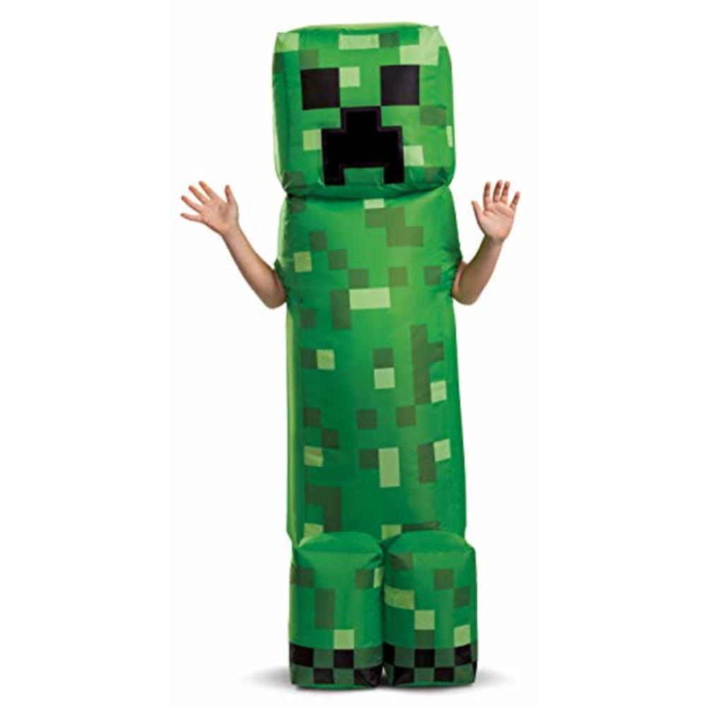 Disguise Minecraft Creeper Inflatable Costume , Green