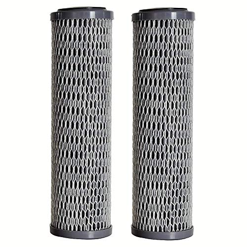 Clear2o CUF1252 Universal Advanced Premium Carbon Filter Standard Capacity Whole House & RV Water Filter, 2 Filters Included, Gr