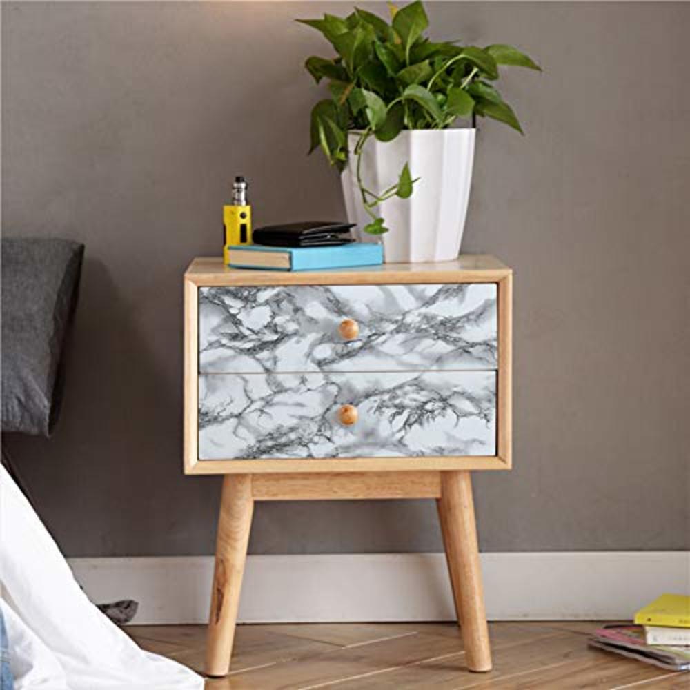 Livelynine Marble Wall Paper Kitchen Countertop Peel and Stick Wallpaper Marble Paper Self Adhesive Vinyl Roll for Bathroom Coun