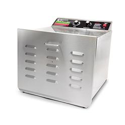 TSM Products Stainless Steel Food Dehydrator with 10 Stainless Steel Shelves