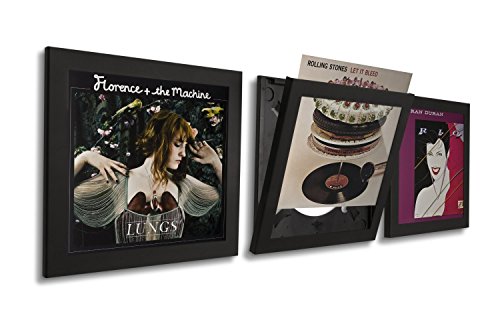 PLAY AND DISPLAY Play & Display Record Frame Triple Pack (Black)