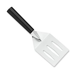 Rada Cutlery Metal Grill Spatula -Stainless Steel Face and Steel Resin Handle Made in USA, 10-1/8 Inches