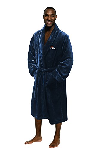 The Northwest Group NORTHWEST NFL Denver Broncos Silk Touch Bath Robe, Large/X-Large, Team Colors