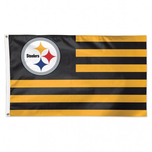 WinCraft NFL Pittsburgh Steelers Flag3x5 Flag, Team Colors, One Size