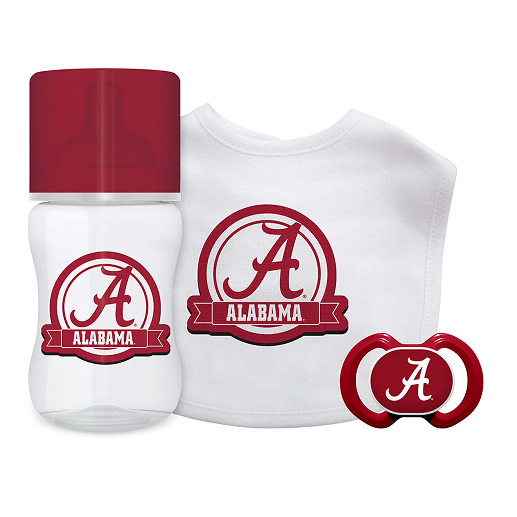 Baby Fanatic MasterPieces BabyFanatic 3 Piece Gift Set - NCAA Alabama Crimson Tide - Officially Licensed Baby Apparel