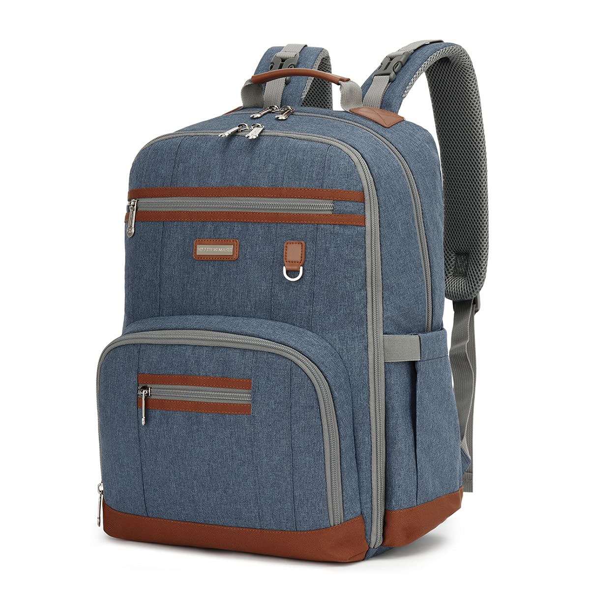 BILLITON MASHI Baby Diaper Bag Backpack (2-Tone Design, InsulatedWaterproof Travel Baby Bag for Boy girl), Large capacity