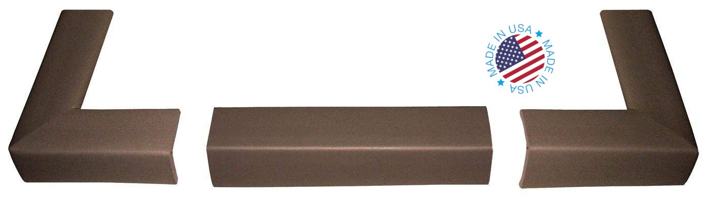 Kidkusion Fire Place Bumper Pad, Brown 90x16 Inch (Pack of 1)