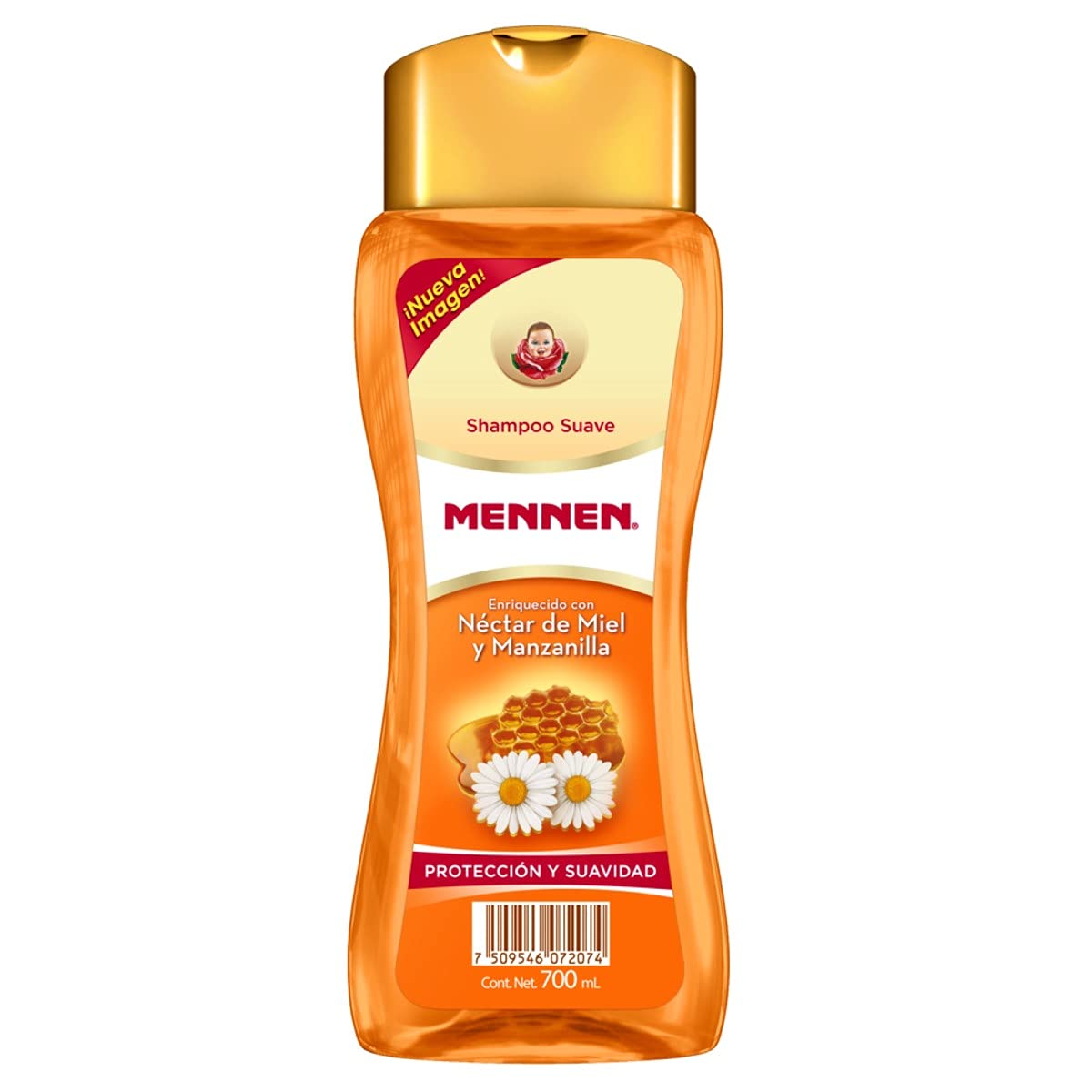 Mennen Shampoo for baby with Honey Nectar and chamomileShampoo Suave para bebe con miel y extracto de manzanilla