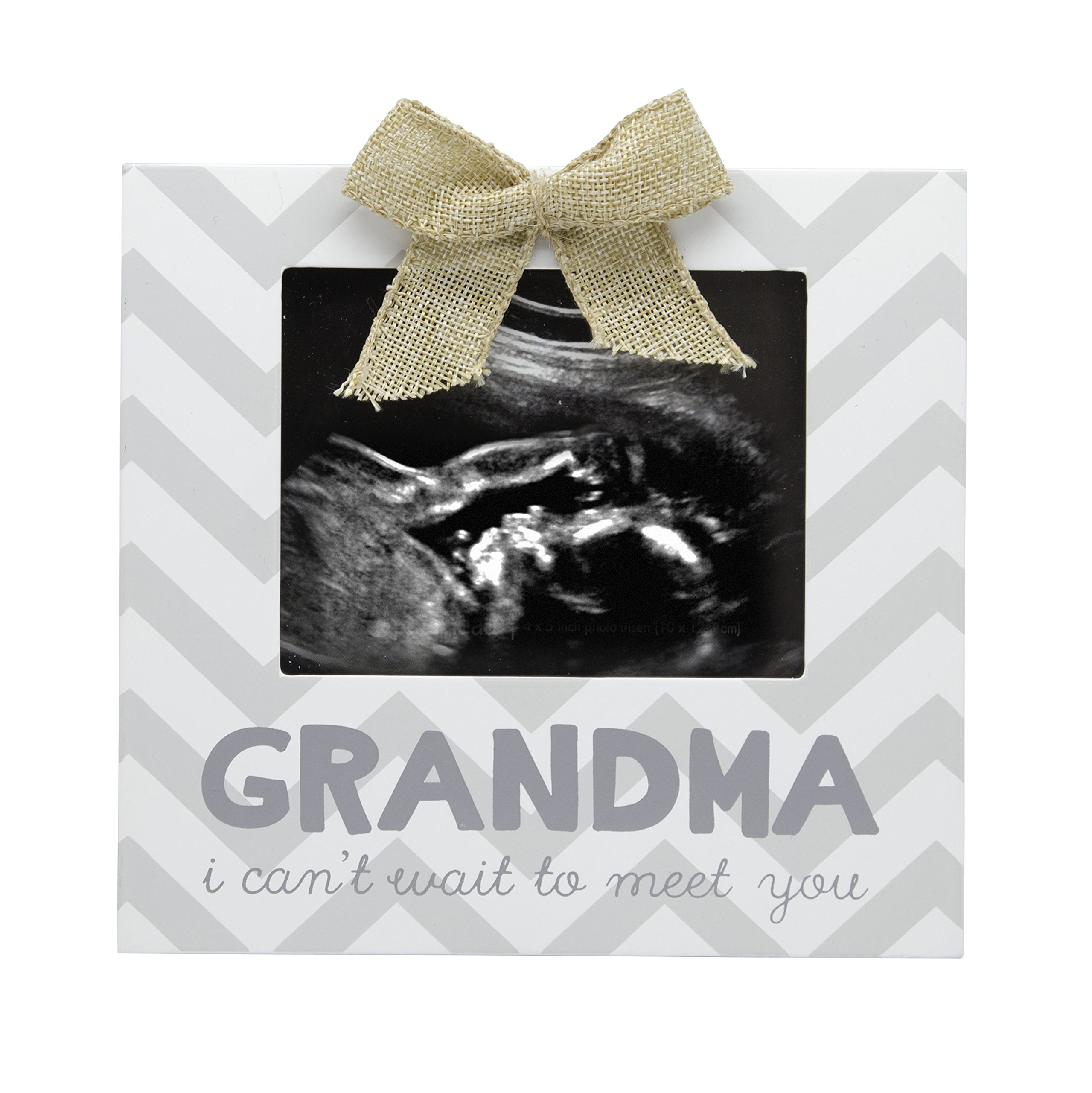 Pearhead grandma Pregnancy Announcement Sonogram Picture Frame, gender-Neutral Pregnancy Keepsake Photo Frame, Baby Nursery DAco