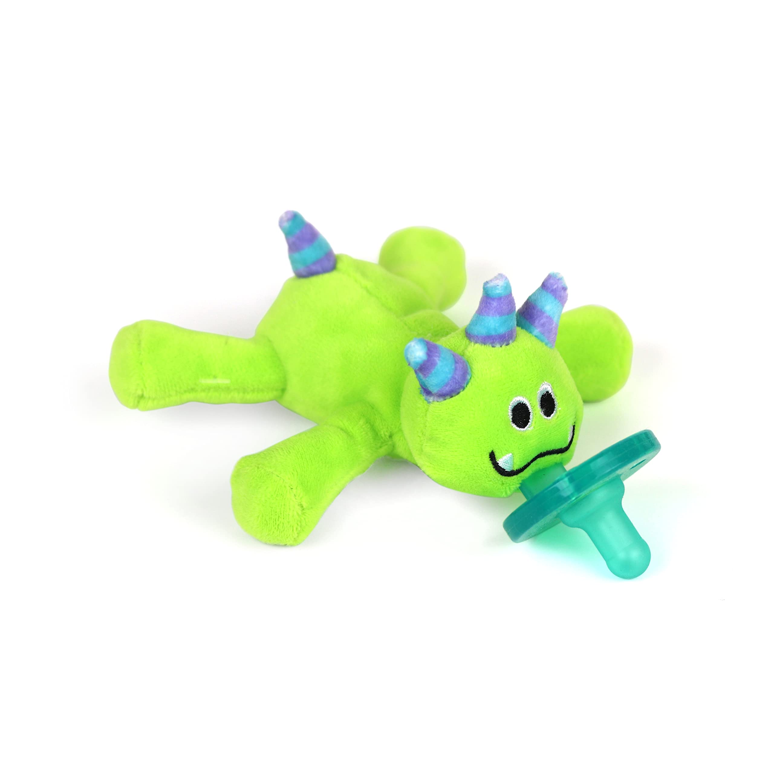WubbaNub Infant Pacifier - green Monster