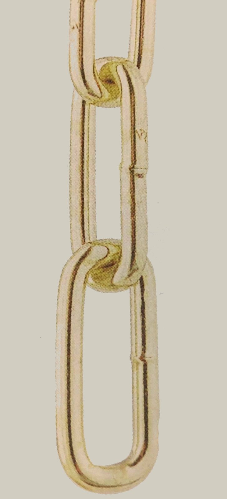 Bethesda Design, LLC Heavy Duty Polished Brass chandelier chain gold