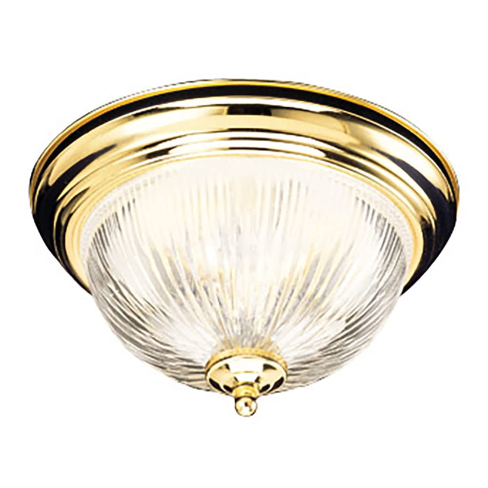 Design House 503045 Millbridge 2 Light ceiling Light, Polished Brass