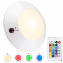 honwell battery powered ceiling light with remote, indoor led ceiling light fixtures, wireless shower light, 300lm 4 modes 16