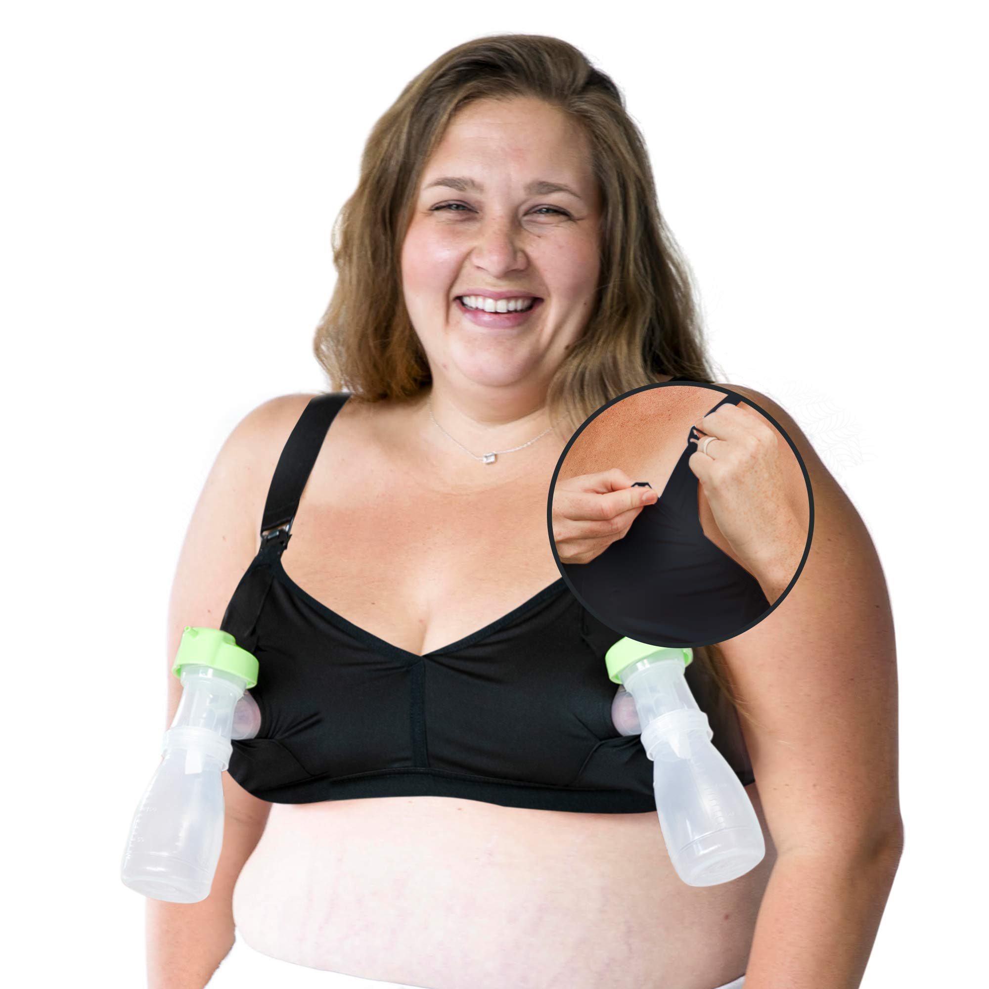 The Dairy Fairy - Handsfree Pumping and Nursing Bra, Everyday Bra, Sleep Nursing  Bra, Pumping and Nursing Bra in One, Hands Free