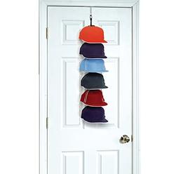 Perfect curve cap Rack18 System - Hat Racks For Baseball caps  Hat Organizer For closet  Over Door Hanger  Over Door Organizer