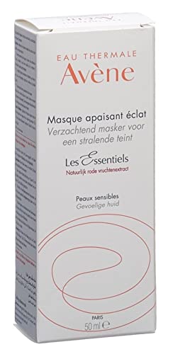 Eau Thermale Avene Soothing Radiance Mask, Deep Hydration for All Skin Types, Non-Comedogenic 1.6 oz.