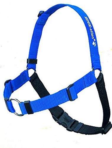 SENSE-ation Dog Harn The Original Sense-ation No-Pull Dog Training Harness (Blue, Extra Large)