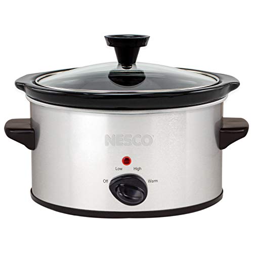 Nesco Sc-150-47 15 Qt Oval Analog Silver Slow cooker, Quart