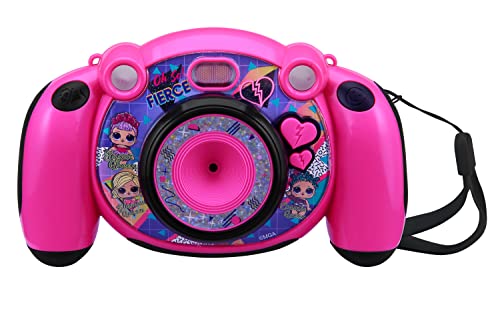 ekids LOL Surprise Kids Camera with SD Card, Digital Camera for Kids with HD Video Camera, Built-in Digital Stickers for Fans of
