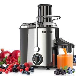 sifene Juicer Machine, Vegetable and Fruit Centrifugal Juicer, Juice Extractor with 3\'\' Feed Chute 3-Speed Setting, Easy to Clean, BP
