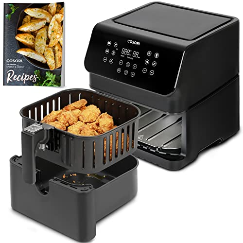 COSORI CP358-AF Cosori Air Fryer Oven Combo 5.8Qt Max Xl Large Cooker  (Cookbook With 100 Recipes), Customizable 10 Presets To Set Your Preferred