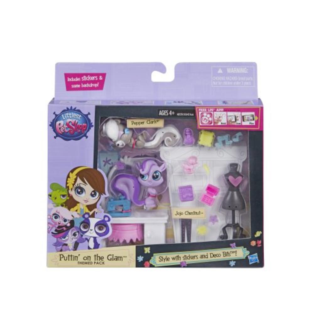 Littlest Pet Shop Puttin on The Glam Themed Pack