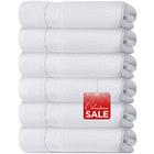 White Classic Luxury Hand Towels for Bathroom-Hotel-Spa-Kitchen-Set -  Circlet