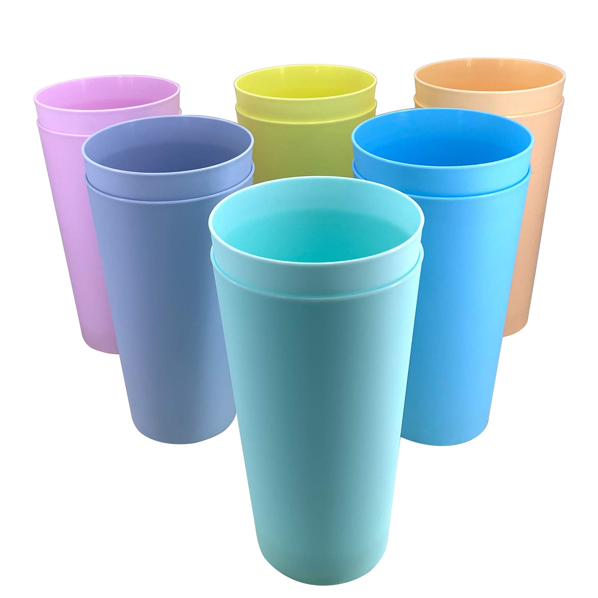 WEXINHAO 32-ounce Plastic Tumblers ,Large Drinking cups BPA