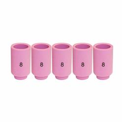 Weldingcity 5-pk ceramic cup 13N12 (#8, 12) for TIg Welding Torch 9, 20 and 25 Series in Lincoln Miller ESAB Weldcraft cK Everla