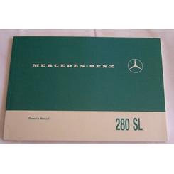 1971 Mercedes Benz 280 SL Owners Manual
