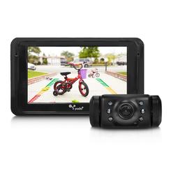 YADA | Vehicle Backup Camera Expandable System, 5" Dash Camera, Adjustable Rear View Car Monitor, Digital Wireless, Waterproof, 